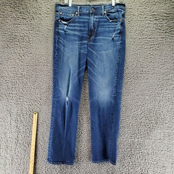 American Eagle Outfitters Other - American Eagle Outfitters Jeans Mens 33x34 Blue Relaxed Straight Flex